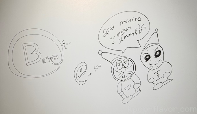 ソンヨンドリとドラえもんの絵